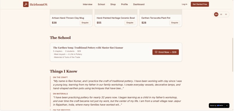 HeirloomOS – screenshot 6