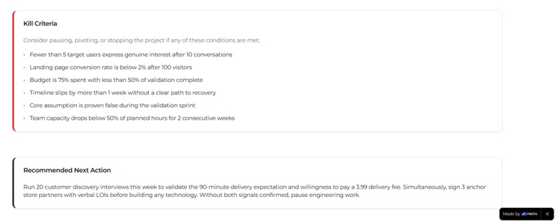 LaunchLane Risk Engine – screenshot 3