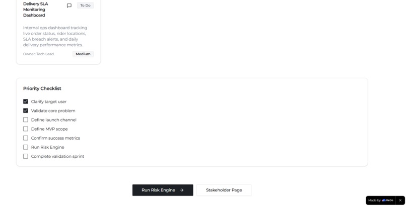 LaunchLane Risk Engine – screenshot 4
