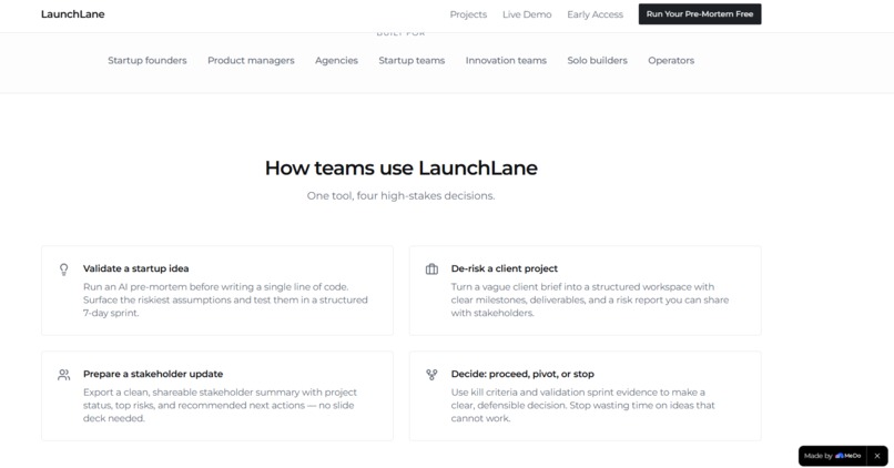 LaunchLane Risk Engine – screenshot 10