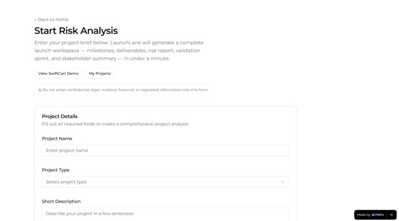LaunchLane Risk Engine – screenshot 11