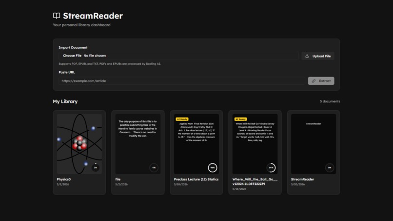 StreamReader – screenshot 1