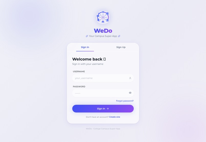 WeDo – screenshot 1
