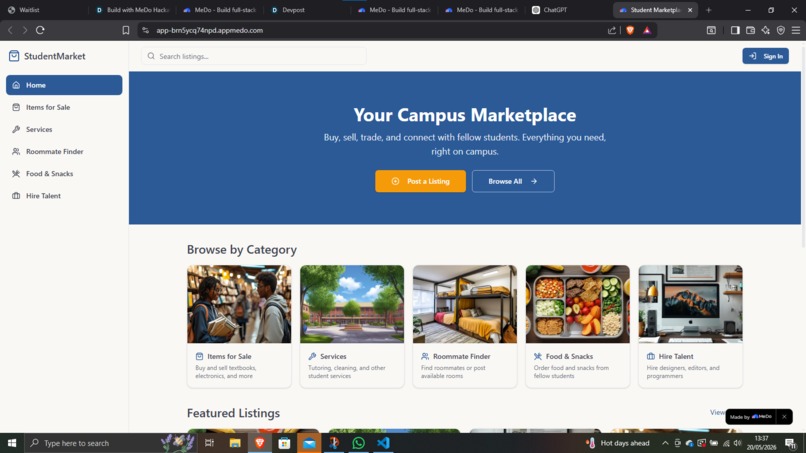Campus Marketplace – screenshot 2