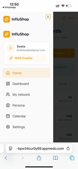 Influshop – screenshot 2