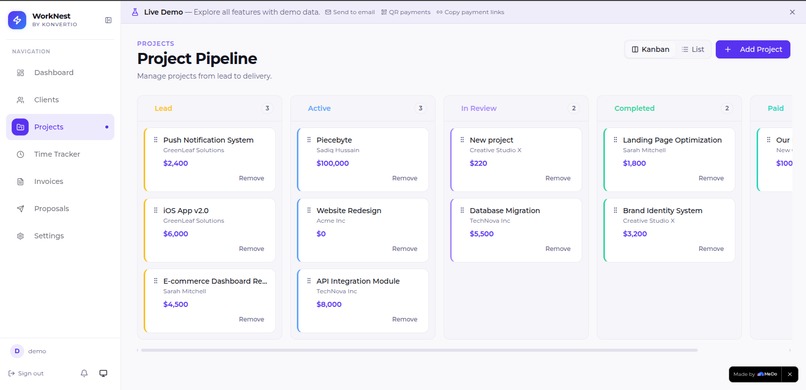 WorkNest – screenshot 4
