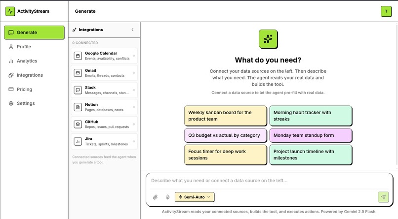 ActivityStream – screenshot 2