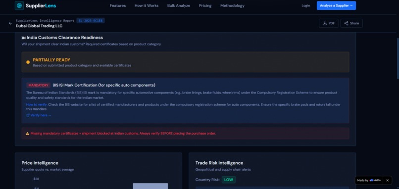 SupplierLens – screenshot 3