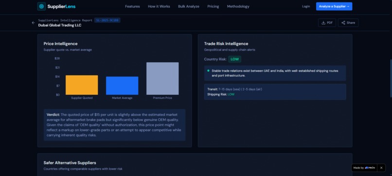 SupplierLens – screenshot 4