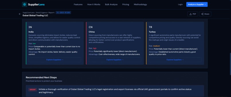 SupplierLens – screenshot 6