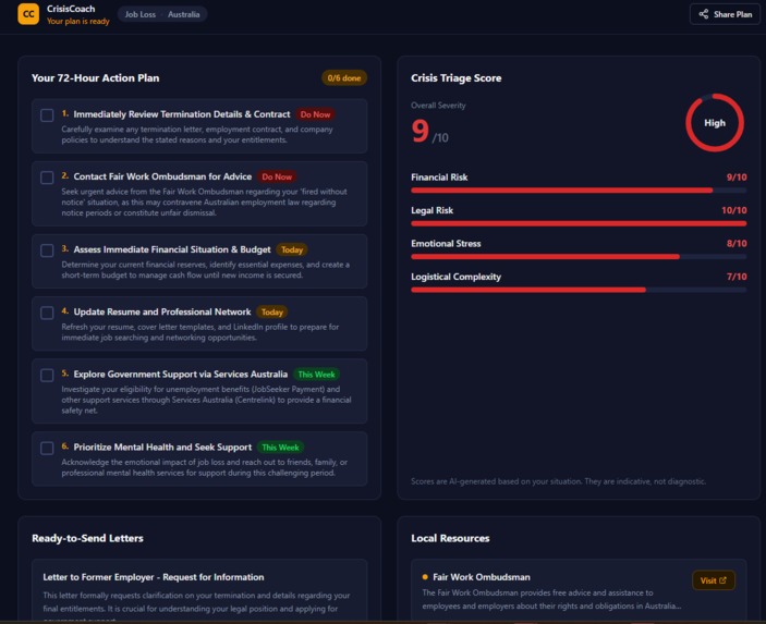 Crisis Coach – screenshot 1