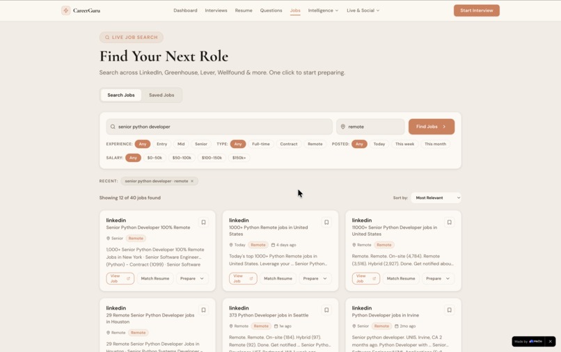 CareerGuru – screenshot 2