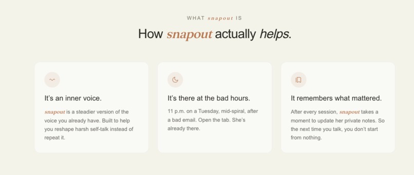 snapout – screenshot 2