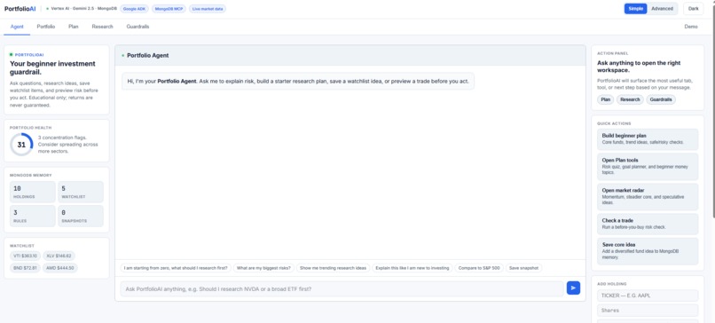 Smart Portfolio Agent – screenshot 2