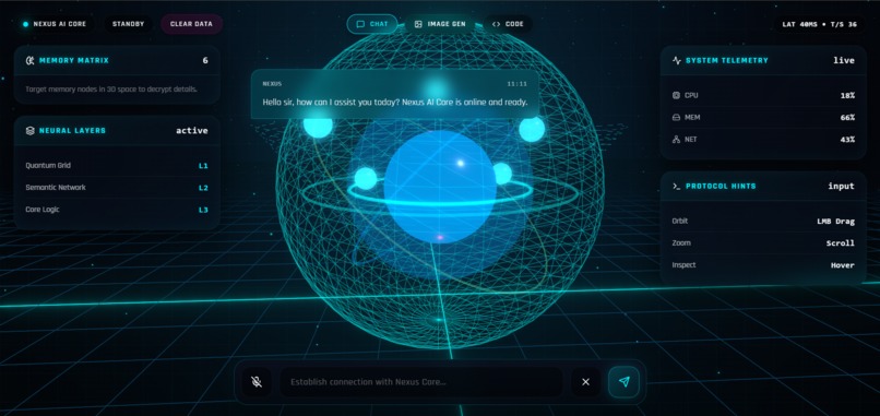 Nexus AI Core – screenshot 1