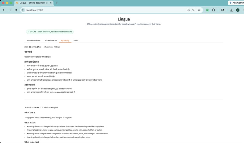 Lingua — the paper she couldn't read – screenshot 6