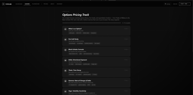 Strikelab – screenshot 2
