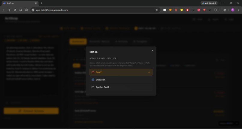 ActDrop – screenshot 3