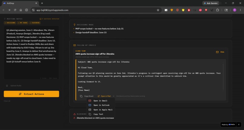 ActDrop – screenshot 7