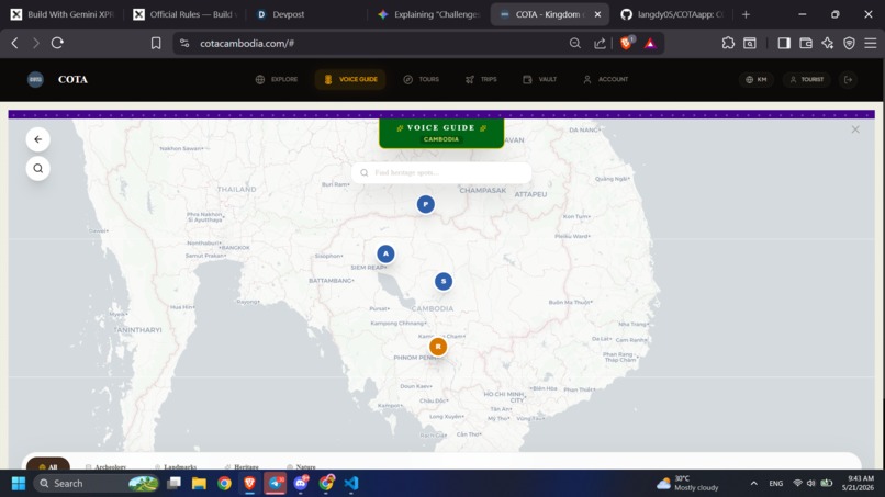COTA – screenshot 2