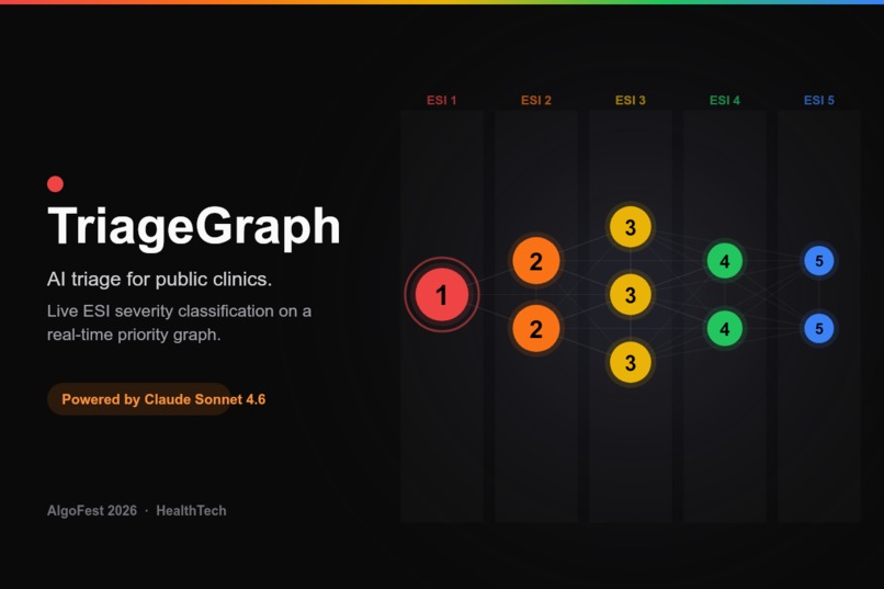 TriageGraph — AI triage for public clinics – screenshot 1
