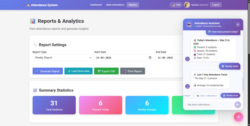  Rural School Attendance System – screenshot 11