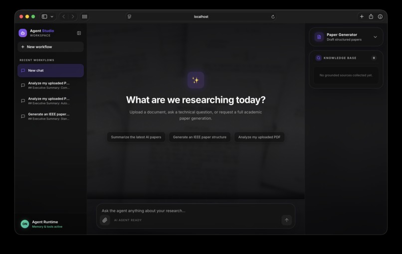 Autonomous Research Agent – screenshot 2