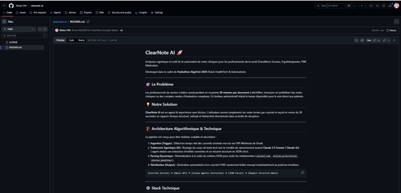 ClearNote-AI – screenshot 1