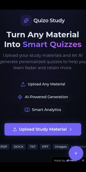 Quizo - AI quiz generator – screenshot 1