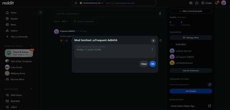 Repeat Offender Tracker – screenshot 1