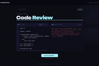 Gemini code review 