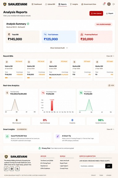 Sanjeevani - Healthcare Transparency for Every Indian – screenshot 3