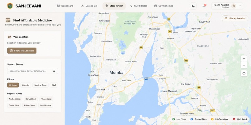 Sanjeevani - Healthcare Transparency for Every Indian – screenshot 6