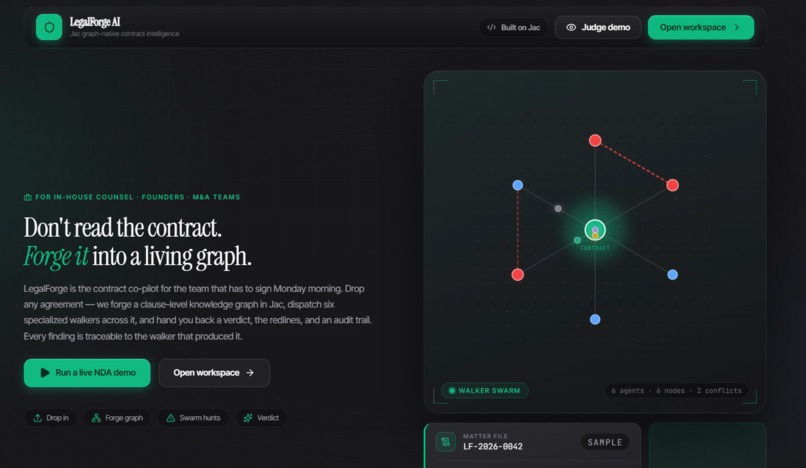 LegalForge AI – screenshot 1