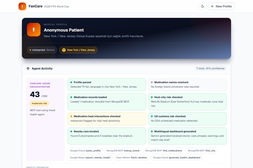 FanCare – screenshot 2
