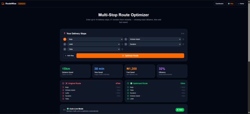 RouteWise – screenshot 3