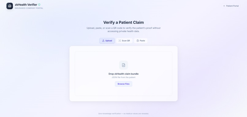 zkHealth – screenshot 2