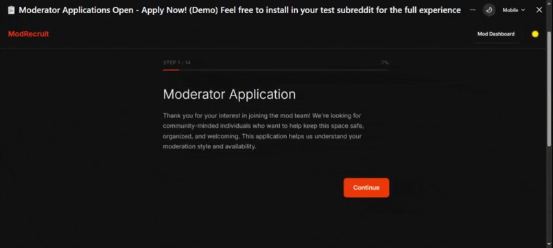 Mod Recruit – screenshot 2