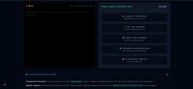 MendCI – screenshot 1