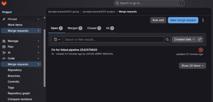 MendCI – screenshot 4