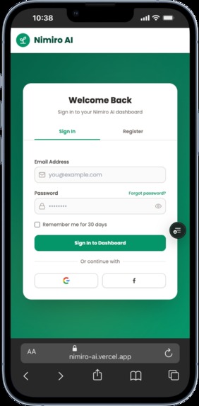 NIMIRO AI – screenshot 3