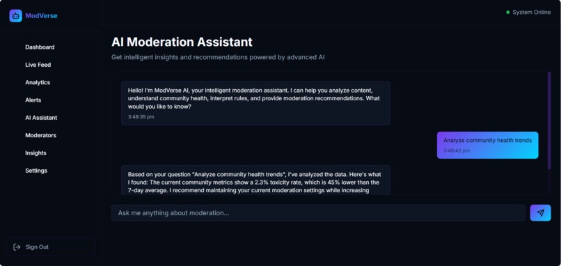 ModVerse AI – screenshot 1
