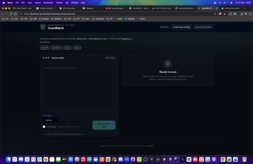 GuardRail AI – screenshot 1