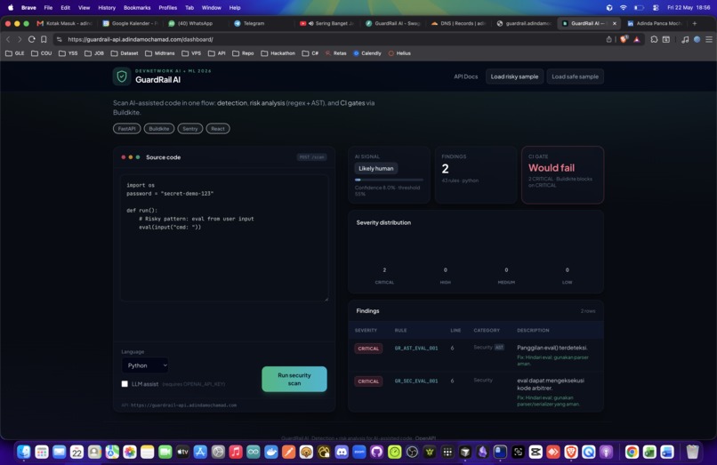 GuardRail AI – screenshot 3