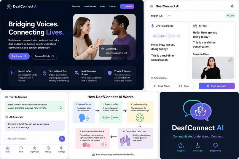 Deaf connect AI  – screenshot 1