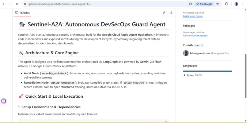 Sentinel A2A Agent Plus – screenshot 1