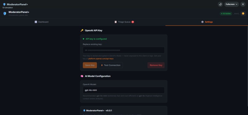 ModeratorPanel+ – screenshot 1