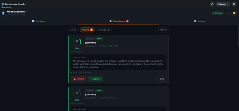 ModeratorPanel+ – screenshot 2