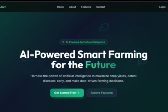 AI Powered Crop Yield Prediction &Smart Farming Optimization