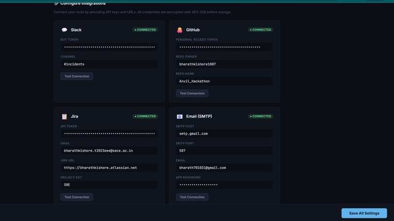 Autonomous Multi-Agent Incident Resolution Platform – screenshot 4